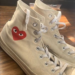 COMME DES GARÇONS CONVERSE HIGH TOPS